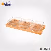اردورخوری چوبی کوچک لیمون 3 خانه 2245