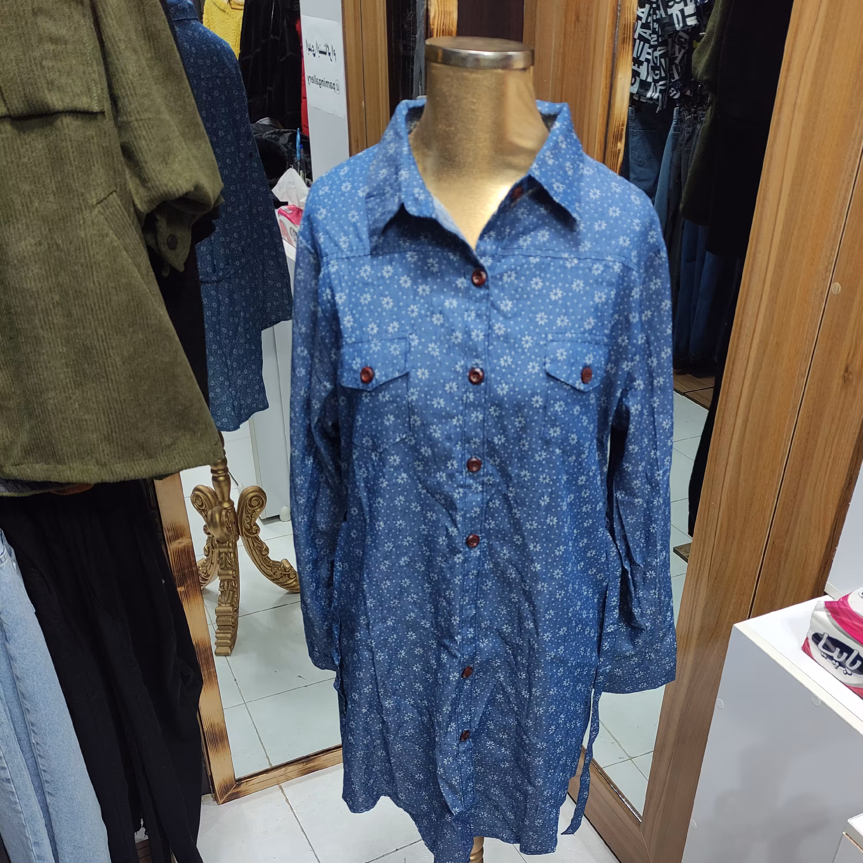 مانتو نخی تک رنگ  بسیار شیک و شیک