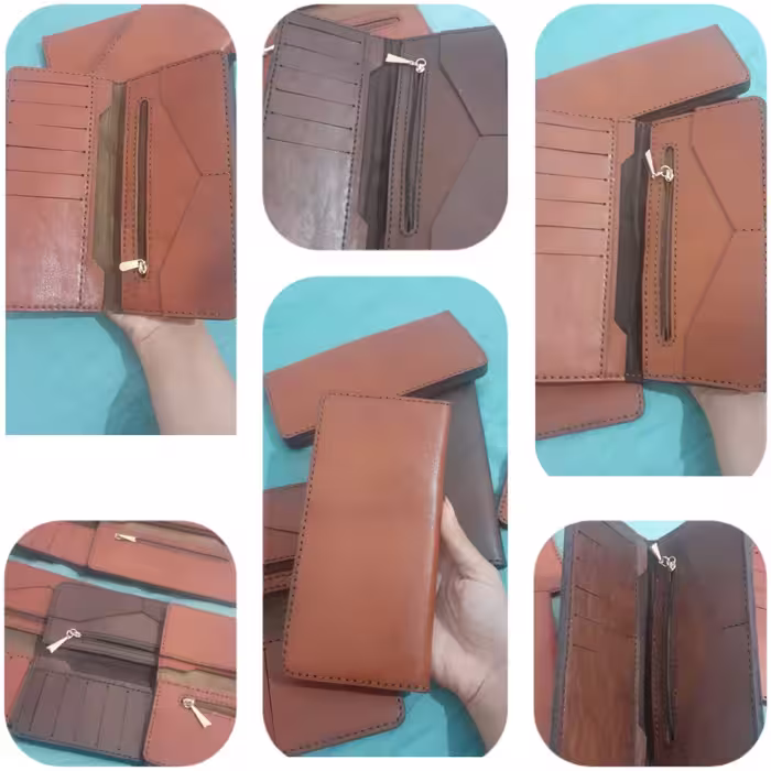 کیف پول چرم دست دوز