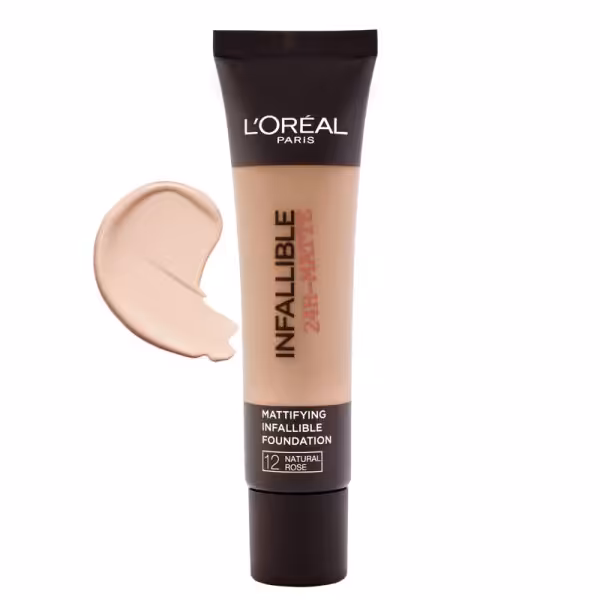 LOREAL INFALLIBLE 24h MATTE کرم پودر لورال- اینفالیبل شماره12