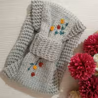 هدبند گلدوزی شده