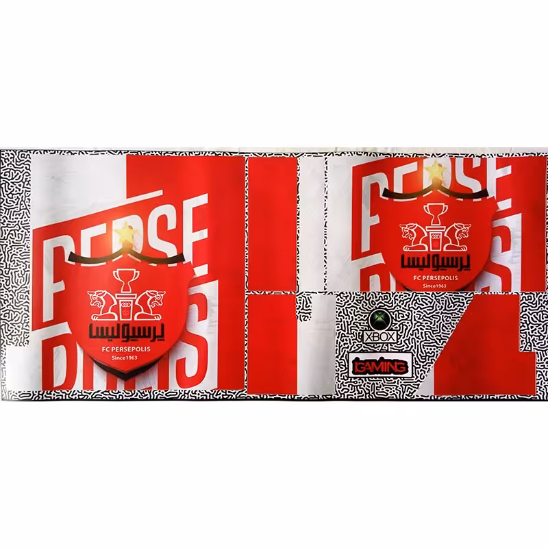 اسکین ایکس باکس360سری سوپر اسلیم طرح پرسپولیس Skin Xbox 360 SUPER SLIM PERSPOLIS