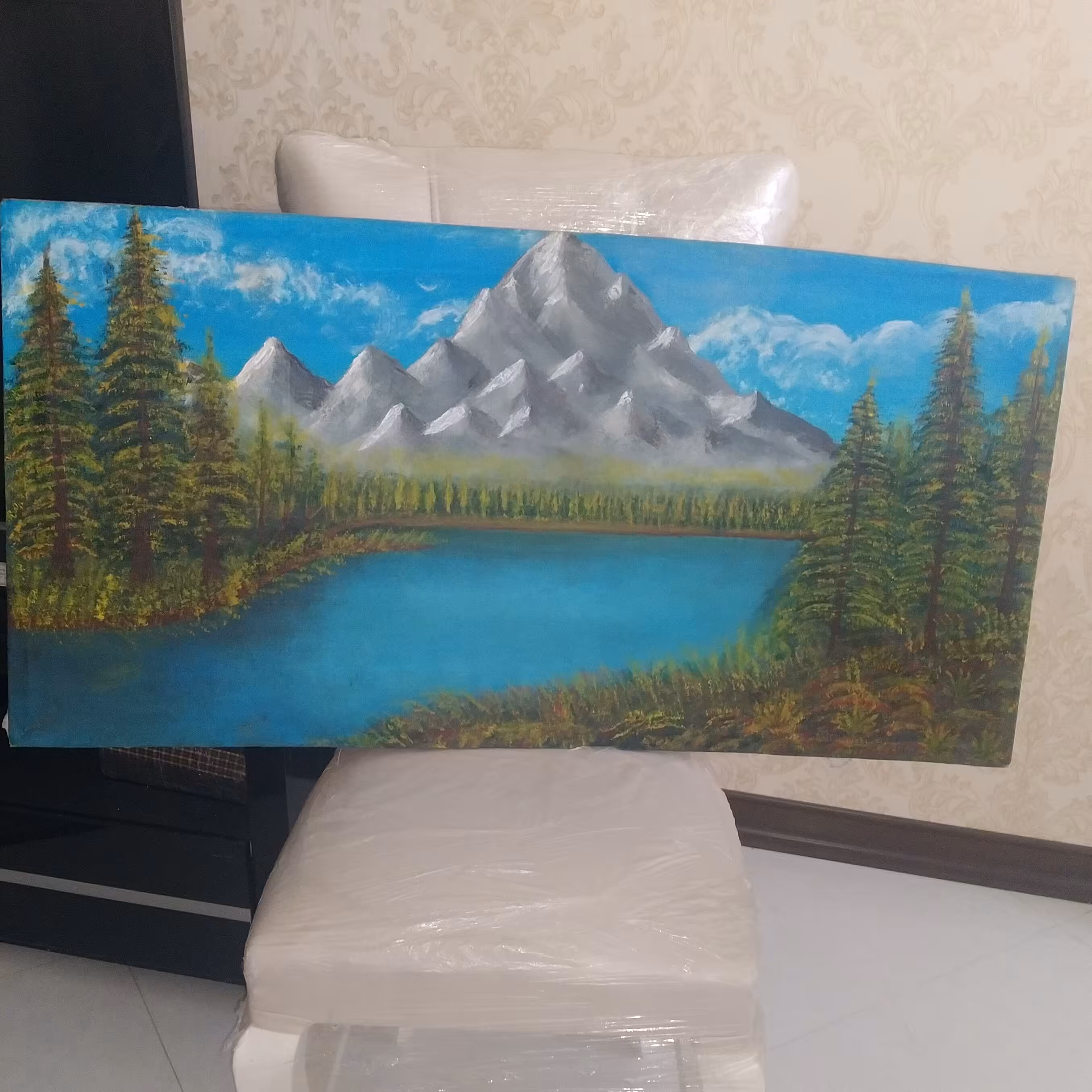 تابلو نقاشی رنگ روغن طرح طبیعت 