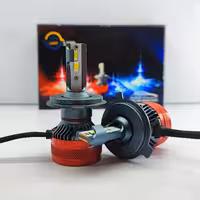 هدلایت CSP سفید یخی پایه H4 گارانتی دار مدل S300 برند هایلایت بسته دو عددی