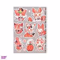 دفتر مشق 100 برگ بامبیلیپ طرح توت فرنگی فانتزی کد 3358933