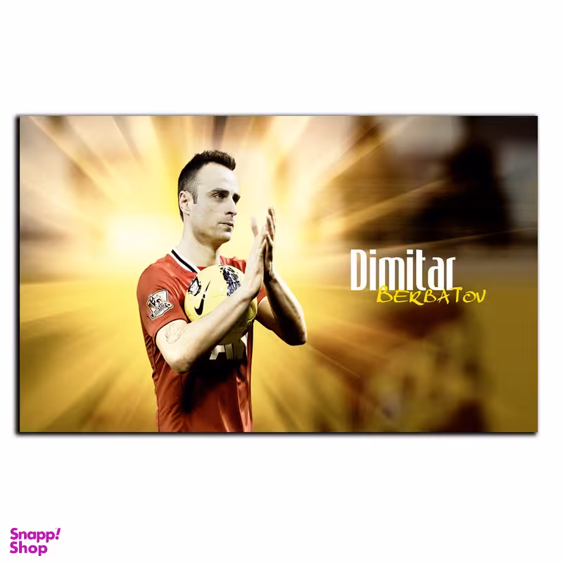 تابلو شاسی بکلیت طرح بازیکن فوتبال دیمیتار برباتوف تیم منچستر یونایتد مدل SH-S6641