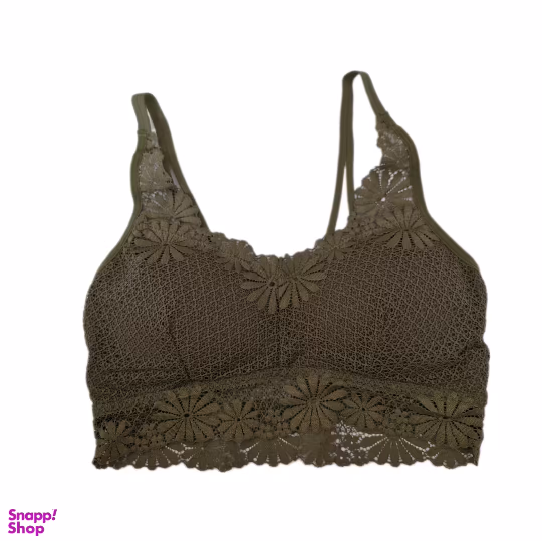 نیم تنه زنانه طرح گل بابونه رنگ سبز سدری