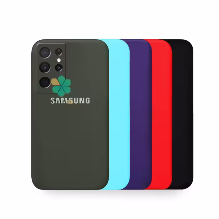قاب گوشی سامسونگ Samsung Galaxy S23 Ultra مدل سیلیکونی محافظ لنز دار