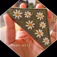 3 عددبوکمارک و نشانگر کتاب گلدوزی شده با دست 