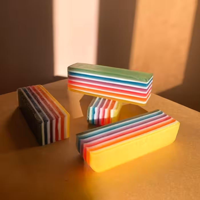 صابون گلیسرینه Patyap،تزیینی،با رایحه گلهای بهاری