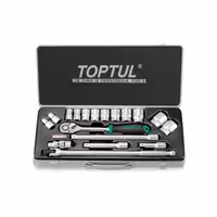 جعبه بکس 18 پارچه تاپ تول TOPTUL مدل  GCAD1810