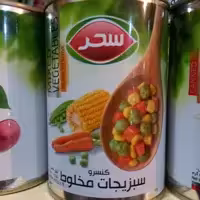 کنسرو مخلوط سبزیجات سحر قوطی410 گرمی