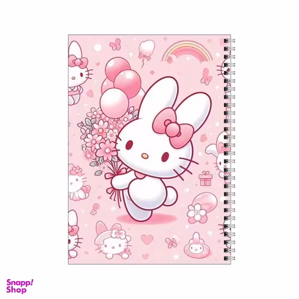 دفتر مشق 100 برگ بامبیلیپ طرح ملودی گربه ای کد 9184926