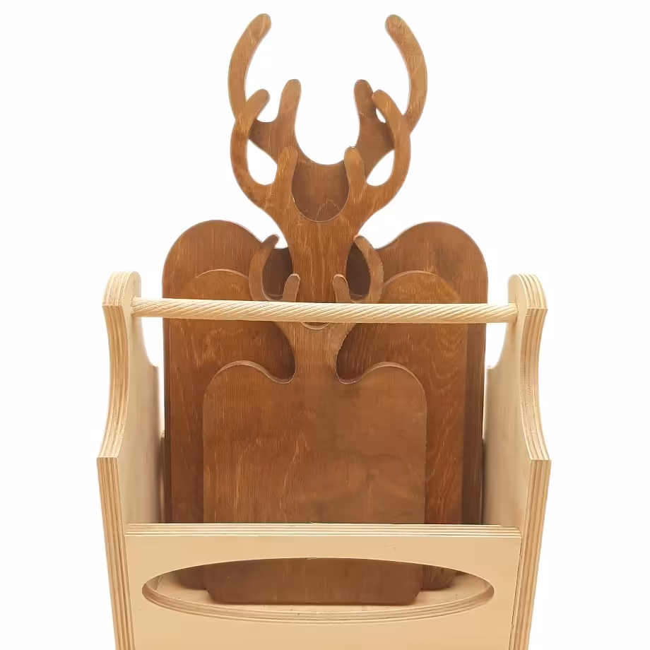 تخته سرو مجموعه 3 عددی طرح شاخ گوزنی 