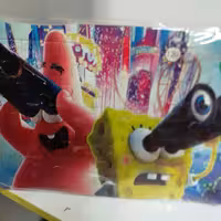 پازل 35 تیکه پشت وایت برد باب اسفنجی