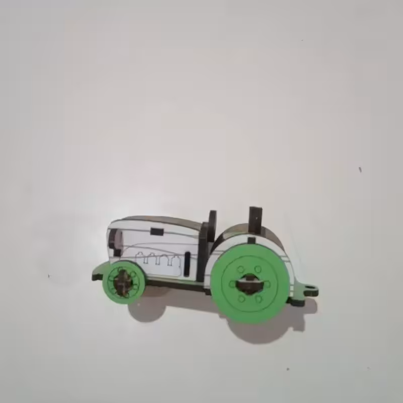 اسباب بازی چوبی طرح تراکتور