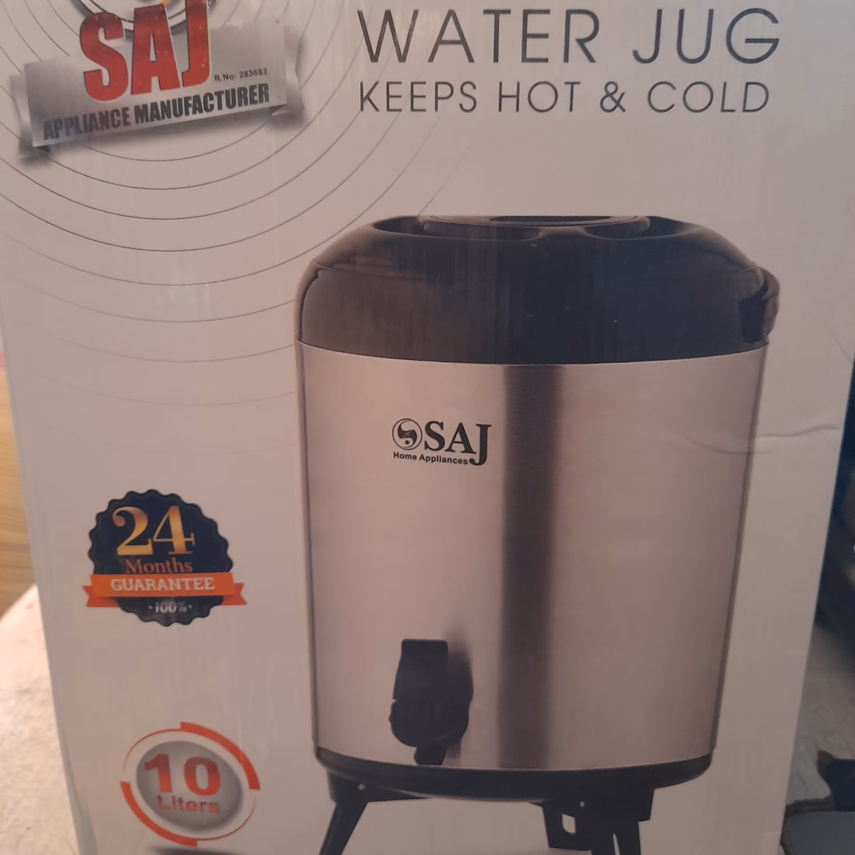 کلمن استیل 10 لیتری پایه دار