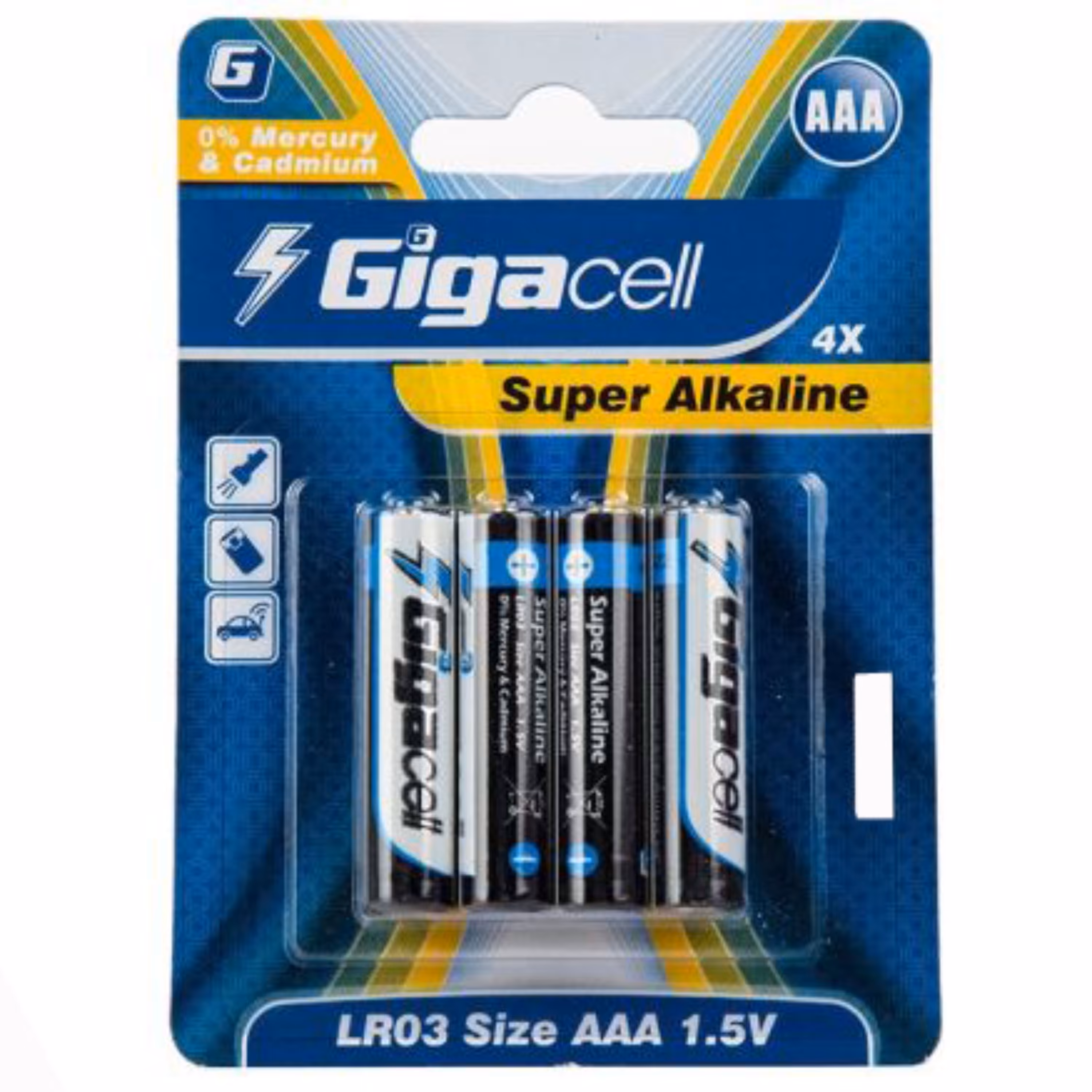 باطری نیم قلمی آلکالاین چند ظرفیتی گیگاسل 4 عددی