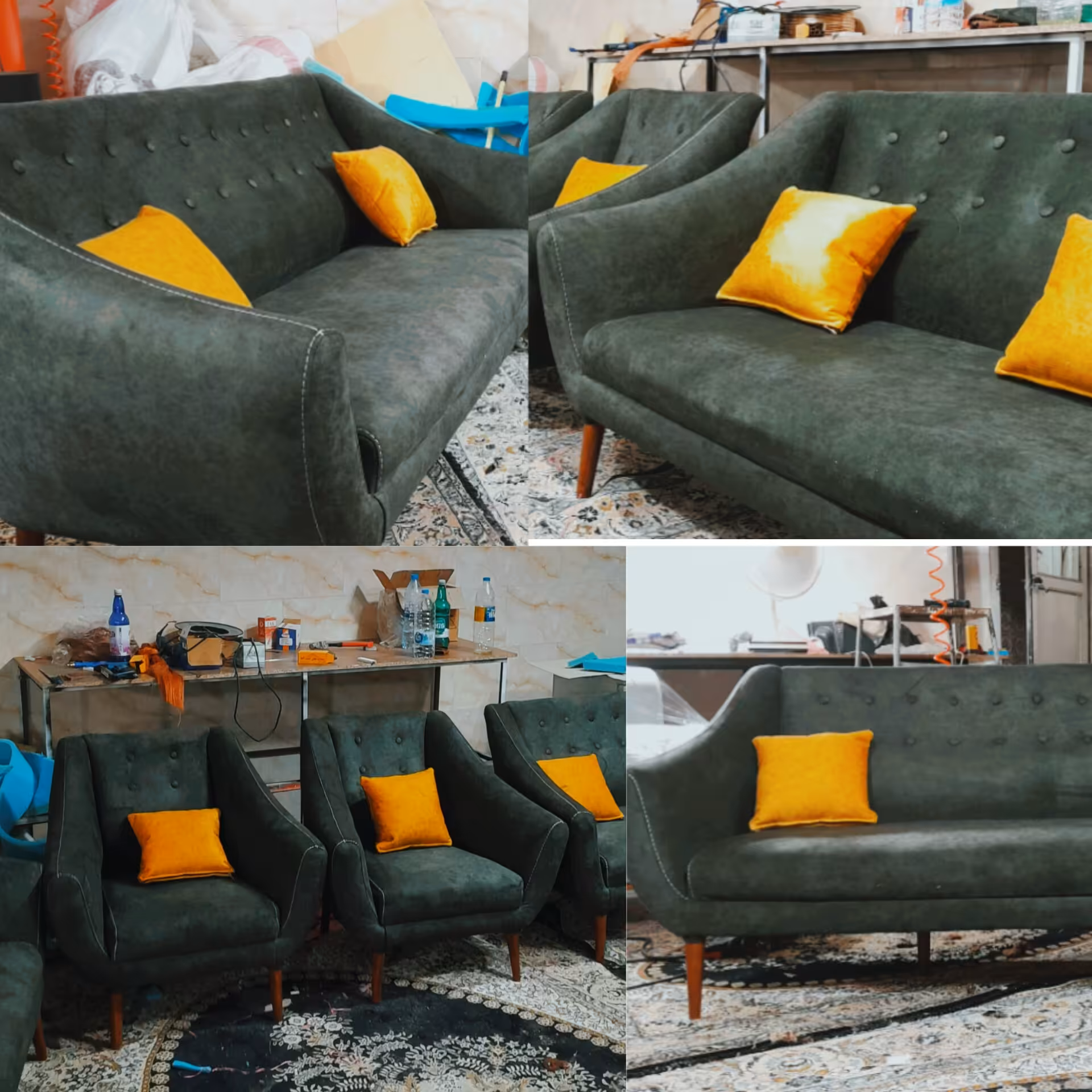 مبل راحتی هفت نفره ماهور  باتیس 