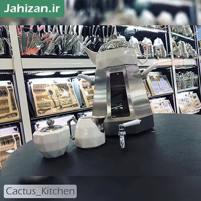 کتری قوری استیل برگامو