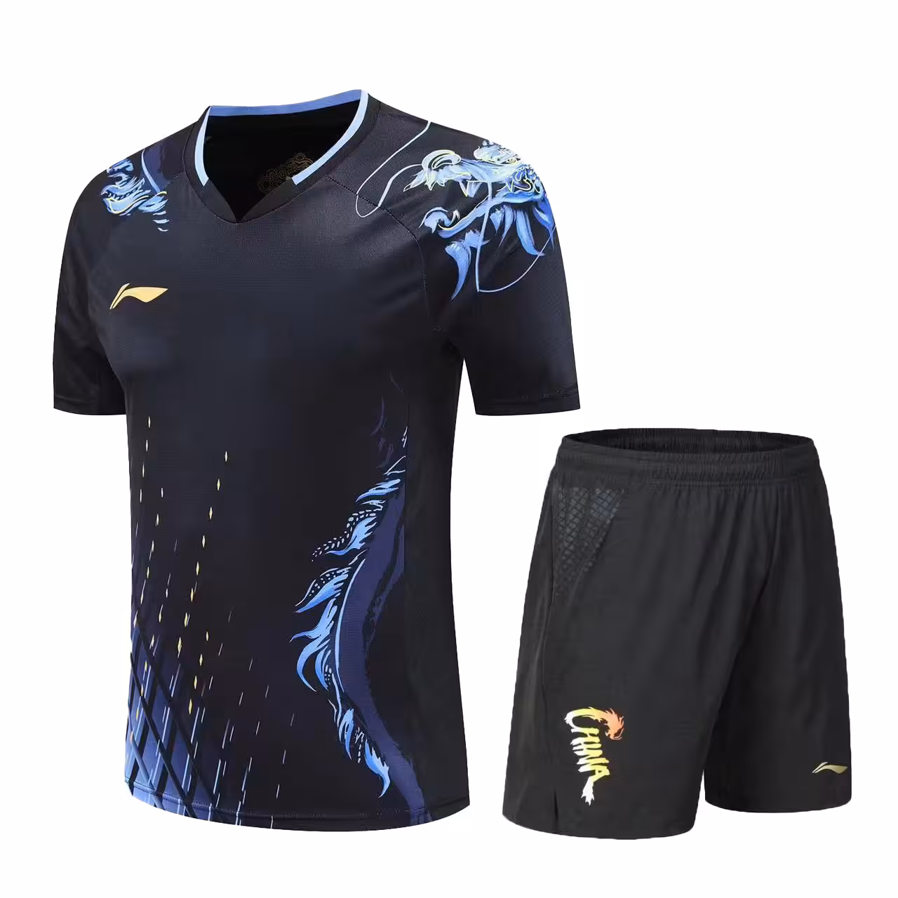 ست تیشرت و شلوارک لینینگ اورجینال china tt team