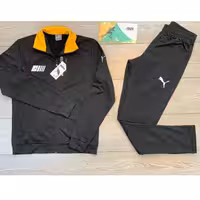 ست ورزشی پوما طرح بنز رنگ مشکی زرد