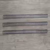 خط کش 30 سانتی شیشه ای 