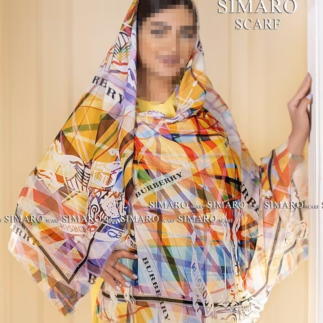 روسری طرح ابرنگی