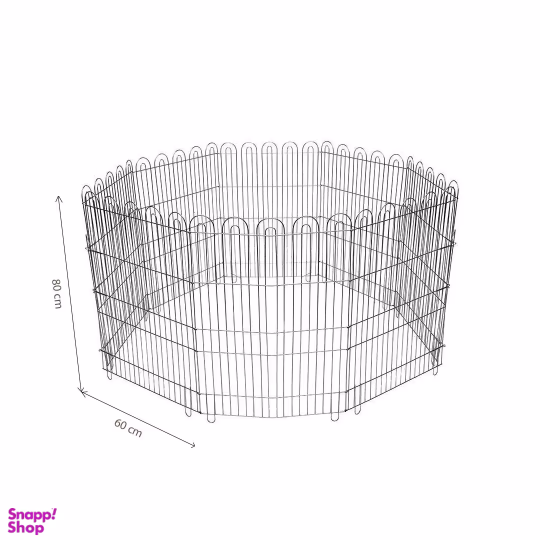 پارک سگ 8 ضلعی سایز بزرگ