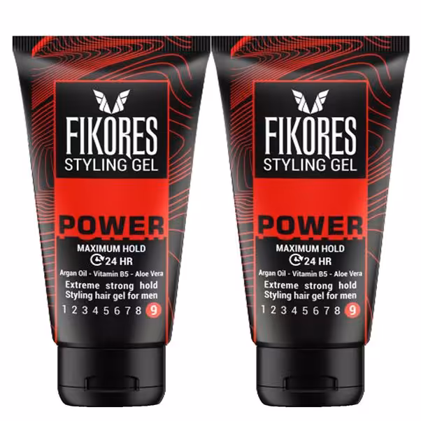 ژل حالت دهنده قوی مو فیکورس مدل POWER حجم 150 میل