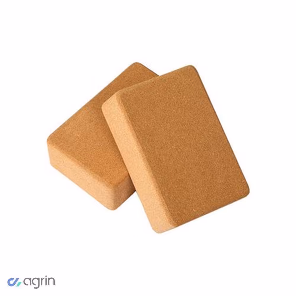 آجر یوگا چوب پنبه ای مدل PW03