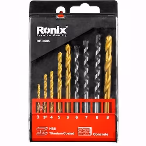 ست 5 عددی مته آهن وبتن رونیکس مدل 5585