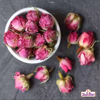 غنچه گل محمدی 250 گرمی اعلا  و تازه