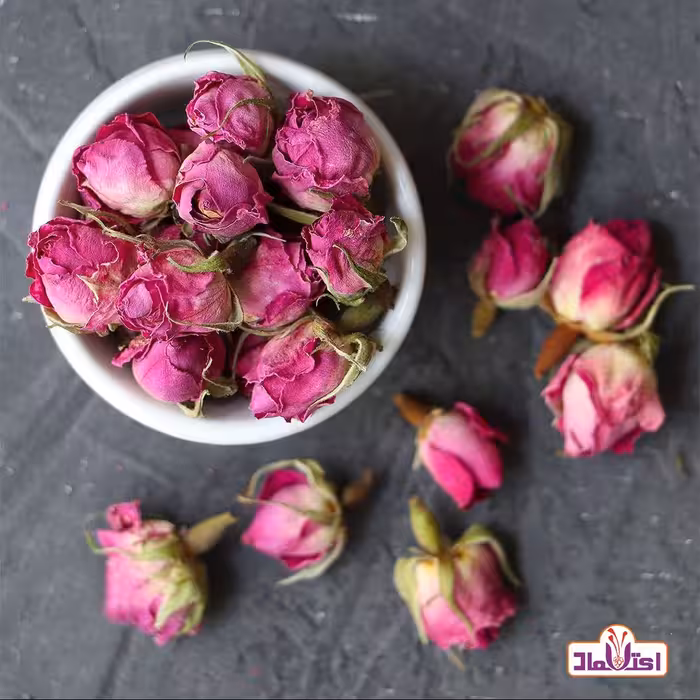 غنچه گل محمدی 250 گرمی اعلا  و تازه