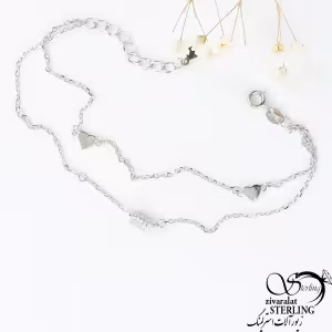 دستبند دولاین نقره ساخت ایتالیا کد 10536