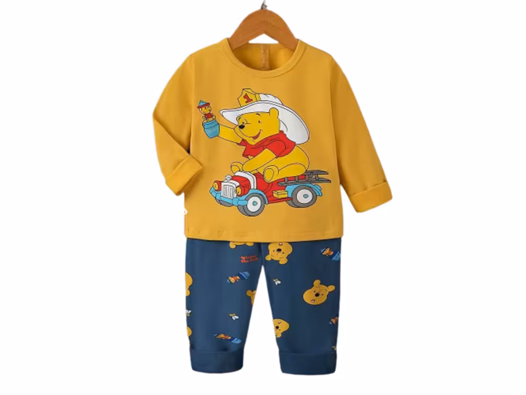 بلوز و شلوار راحتی پسرانه طرح پو