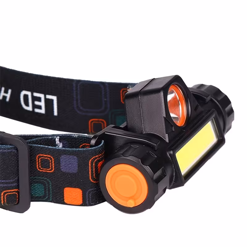 چراغ قوه پیشانی-مدل kx-1807شارژی-برد نور بالا-و نگه داری شارژ بالا