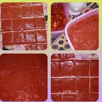 گوجه پوره شده تازه 