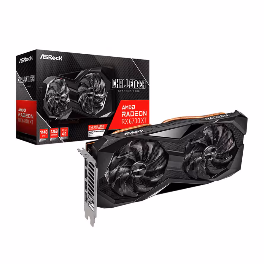 کارت گرافیک ازراک Radeon RX 6700 XT Challenger D 12GB