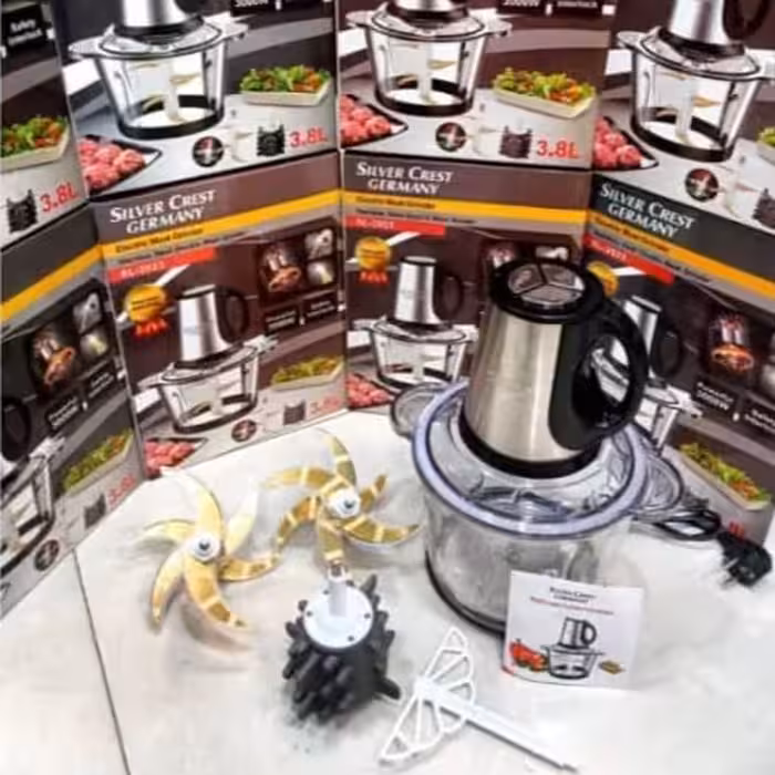 خردکن 3.8 لیتری سیلورکرست مدل Sl2023 دو تیغه 