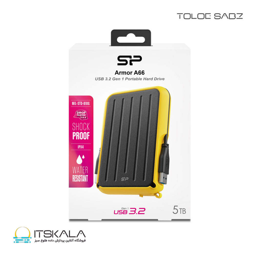 قیمت و خرید هارد اکسترنال سیلیکون پاور A66 1TB | ITSKALA
