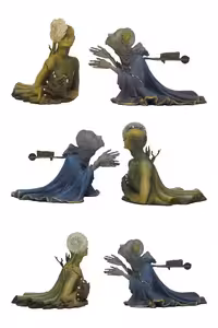 مجسمه Tristan et iseult dali sd 07