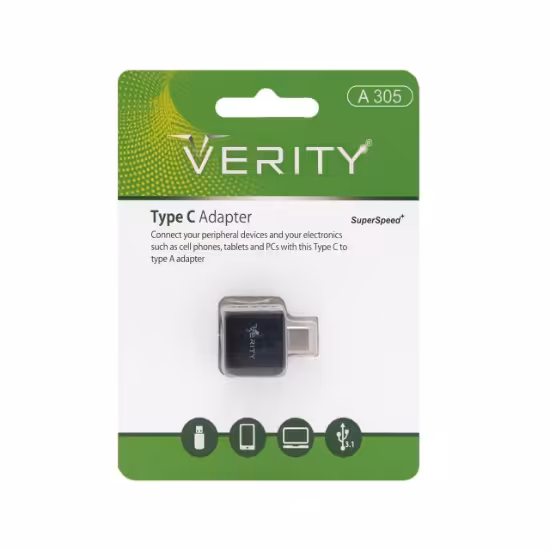 مبدل OTG USB-C وریتی مدل A305