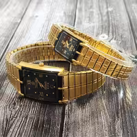  ساعت ست  سویستار swistar طلایی زمینه مشکی
*جنس بدنه : استیل رنگ ثابت
