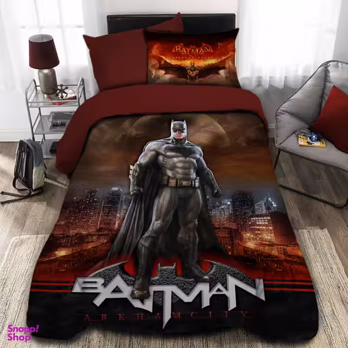 سرویس خواب راشا طرح Batman یک نفره 3 تکه