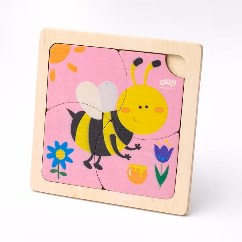 پازل 4 تیکه طرح زنبور