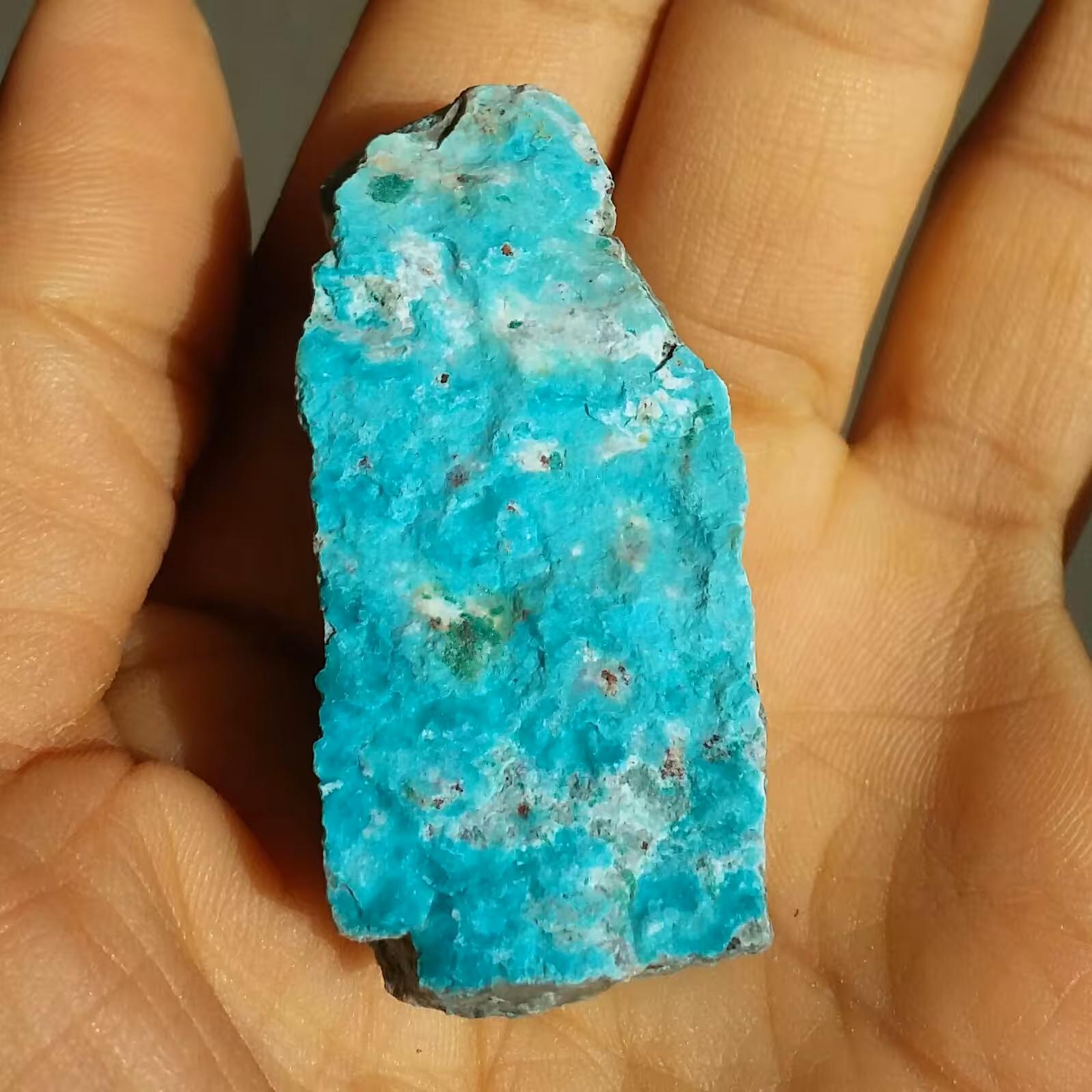 نمونه فوق کلکسیونی سنگ راف کریزوکولا  کله غازی (سبز آبی) خاص محشر بسیااااار زیبا کاملا طبیعی
کد 9614