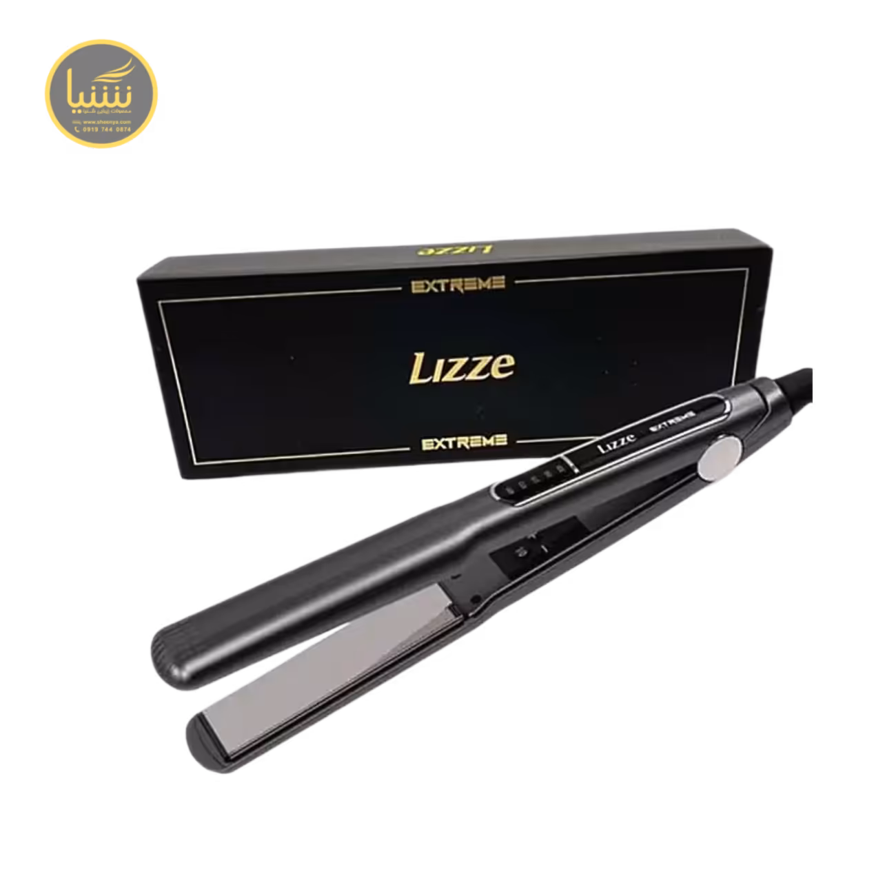 اتو مو لیز اکستریم اورجینال ساخت برزیل دارای بارکد Lizze Extreme Flat Iron Professional Salon Hair Straightener 480 F | 250 C