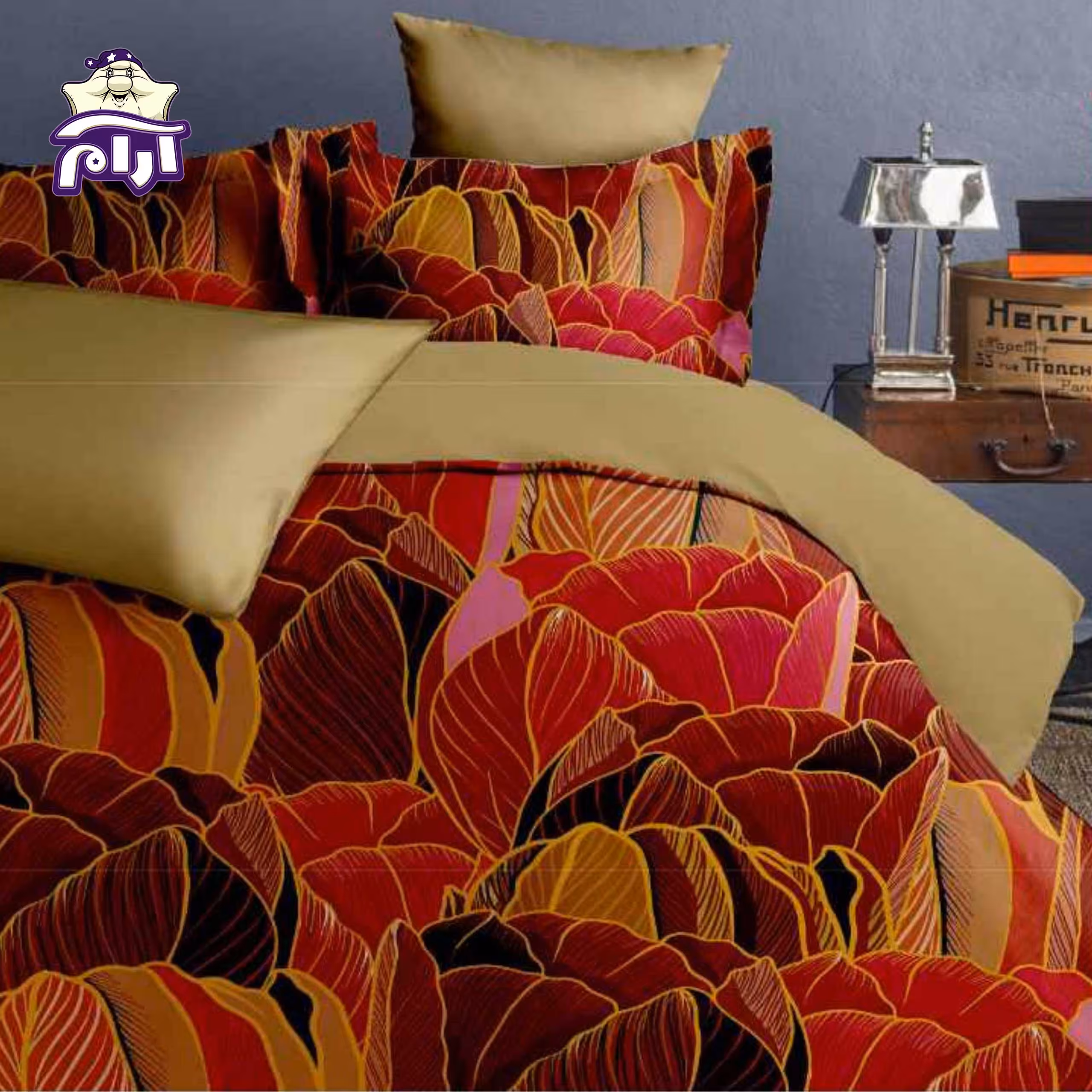 سرویس روتختی لحاف دو نفره سارای 4 تکه کد 1186