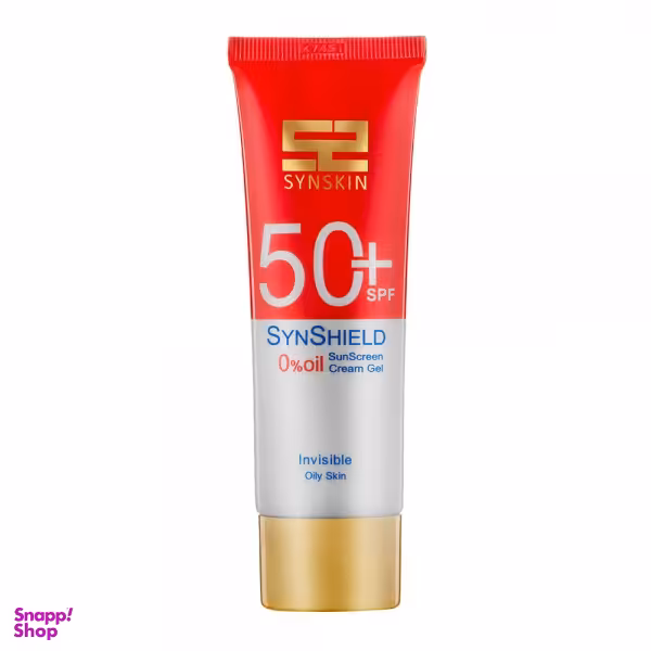 ژل ضد آفتاب بی‌رنگ فاقد چربی ساین شیلد +SPF50 ساین اسکین حجم 50 میلی لیتر